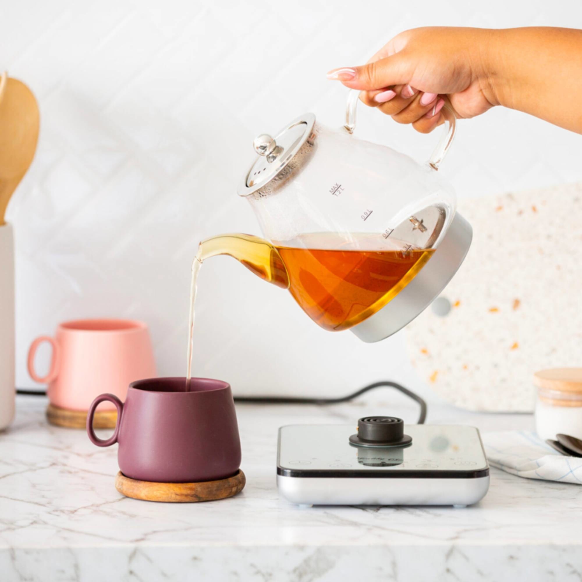 Healthy Choice Digital Glass Kettle w/ Tea Infuser Kitchen Warehouse™